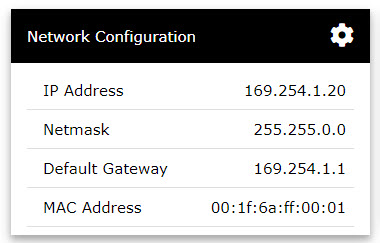 Network Configuration